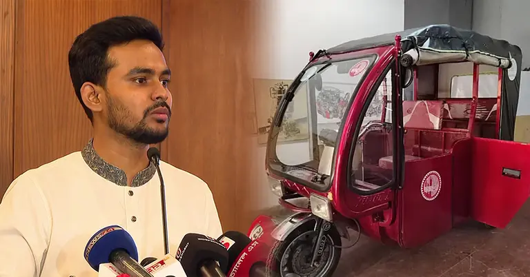 ‘রাজধানীর পল্টন, ধানমন্ডি, উত্তরায় বুয়েটের তৈরি ব্যাটারিচালিত রিকশা চলবে’